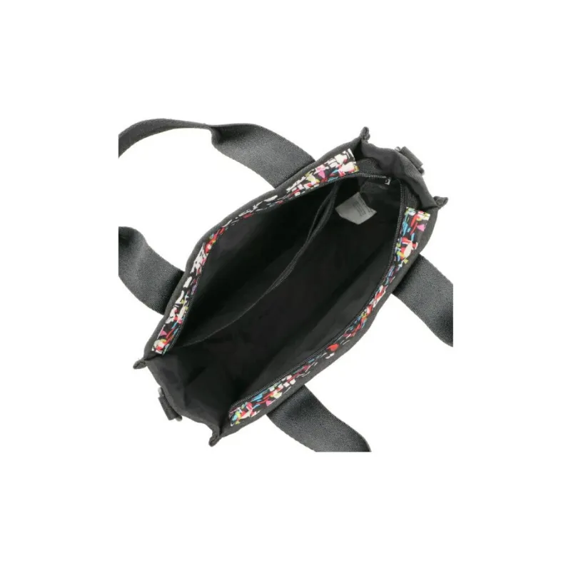 LeSportsac Polyester Shoulder Bag Crossbody Bag Handbag Small Size Women's Black & Multicolor-2