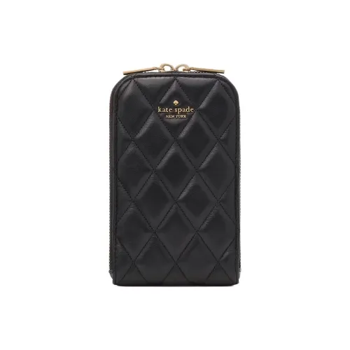 Kate Spade Leather Cell Phone Pouch Women's Black