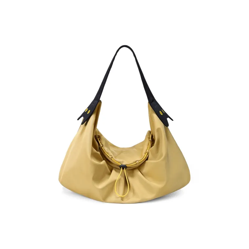 NOXXON Nylon Handbag, Shoulder Bag Women's Ginger Yellow-0