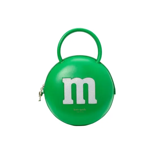 Kate Spade M&M'S Collaboration Cow Leather Shoulder Bag Crossbody Bag Handbag Women's Green
