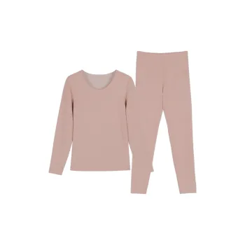 ITALAI Thermal Set Women's Ivory/Pink