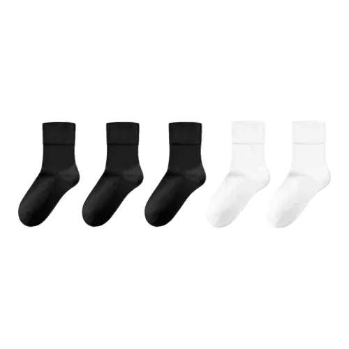 Primeet Mid Calf Socks Women's 5 Pack