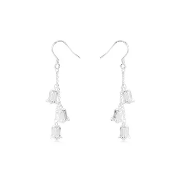YUOFFICIAL 990 Silver Elegance Minimalist Style Individual Gentle And Luxurious Versatile Design Earrings Women's