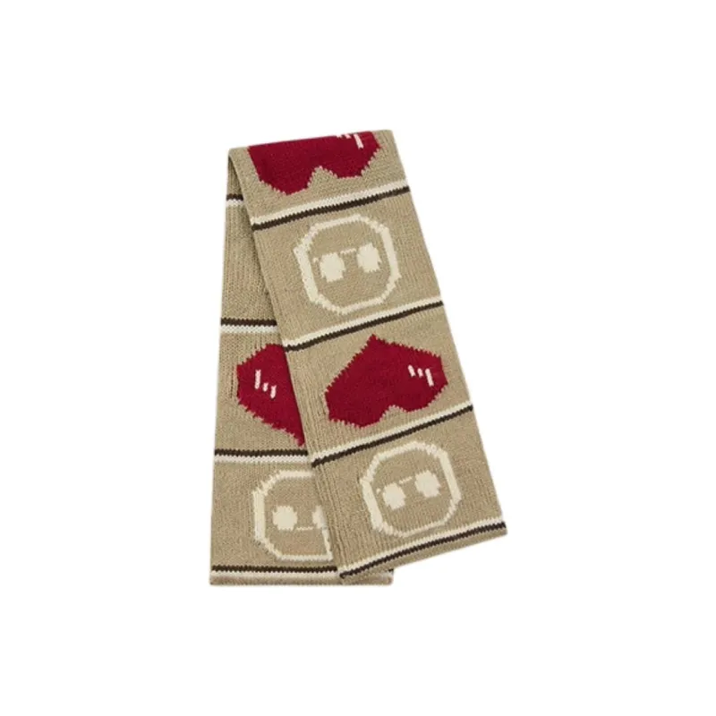 GOOD BAI Acrylic Knit Scarves Unisex Multicolor-3