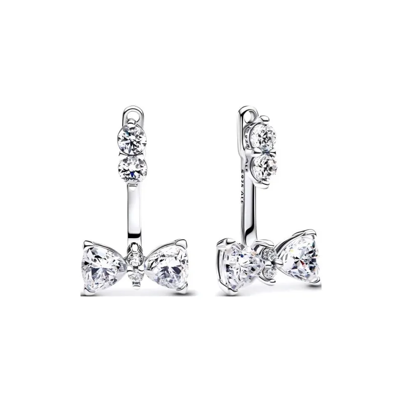 Pandora 925 Sterling Silver Earrings Women's Silver-0