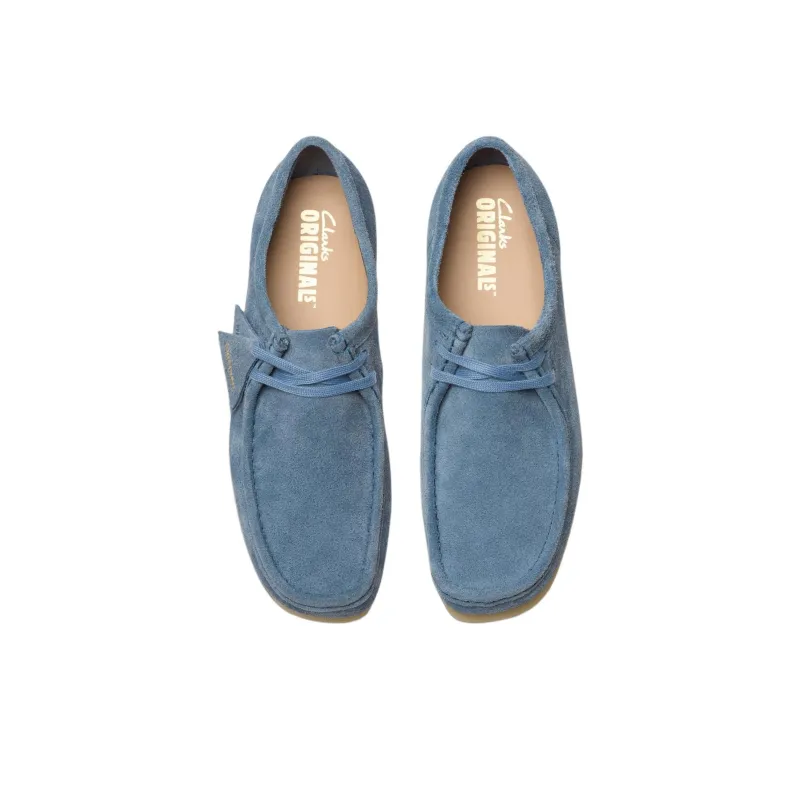 Clarks Wallabee Casual Shoes Men's Marine Blue-3