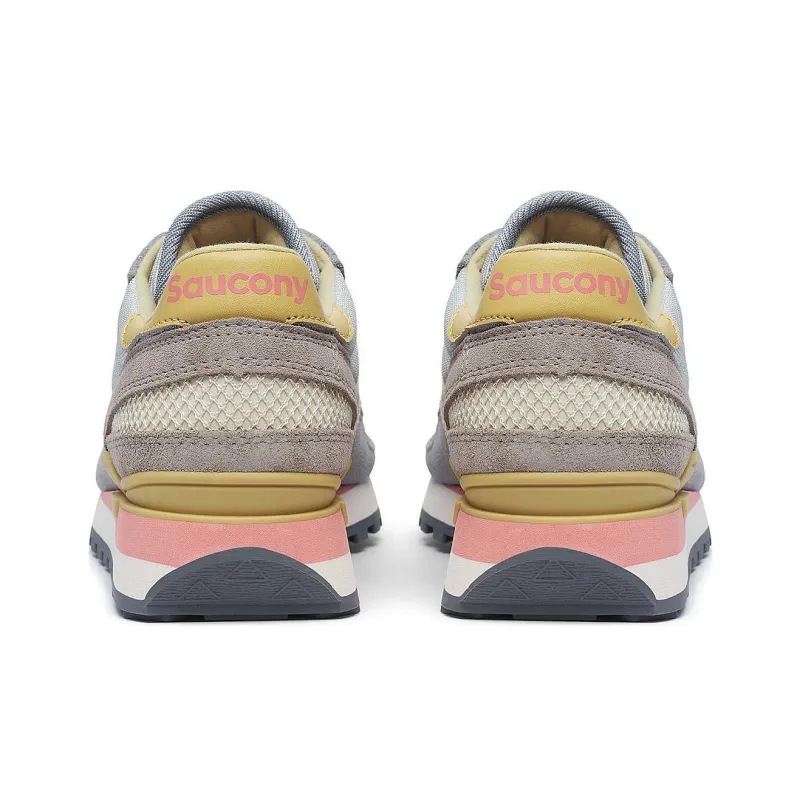 Saucony Shadow Original Anti Slip Wear Resistant Low Top Running Shoes Women's Gray-3