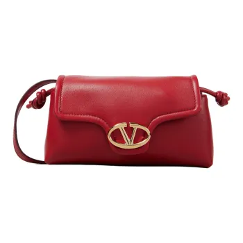 Valentino GARAVANIVlogo Lambskin Crossbody Bag Shoulder Bag Mini Women's Red