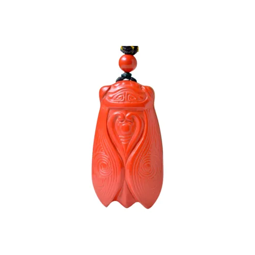 HUWEI Cinnabar Necklaces Unisex