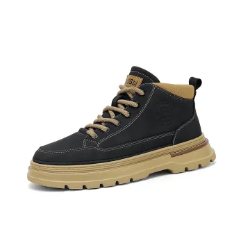 TONYBEAR Martin Boots Men Black/Khaki