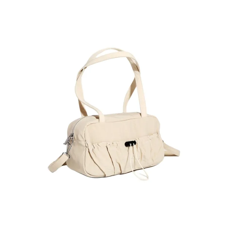 Carksky Nylon Fabric Shoulder Bag Crossbody Bag Handbag Women's White/Black/Light Blue/Light Gray-2