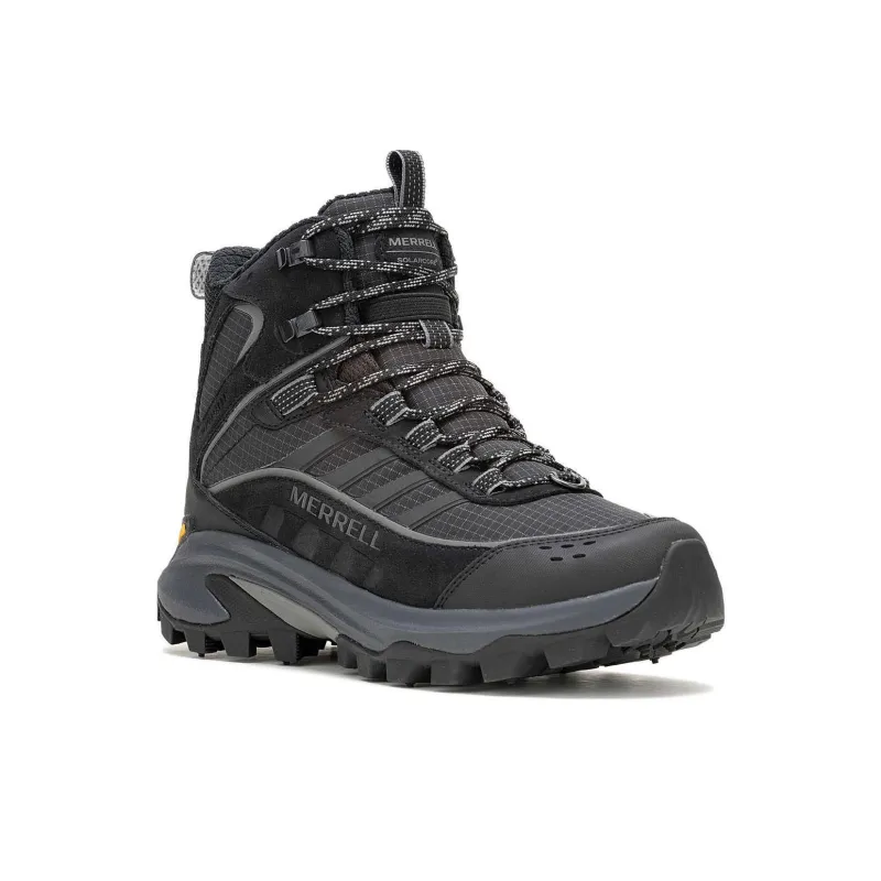 MERRELL MOAB SPEED 2 Water-Resistant Wear-Resistant Slip-Resistant Short Outdoor Boots Women's Black-2