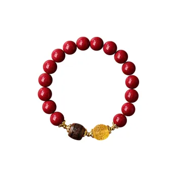 EADDA JEWELRY Cinnabar Bracelets Unisex