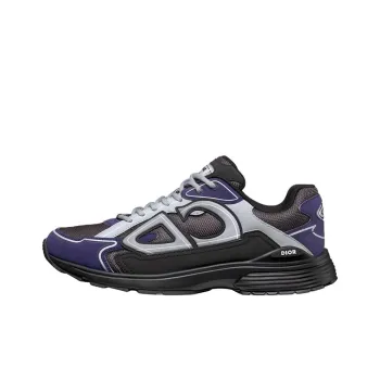DIOR B30 CD Shoes Low Top Casual Shoes Men's Coal Gray