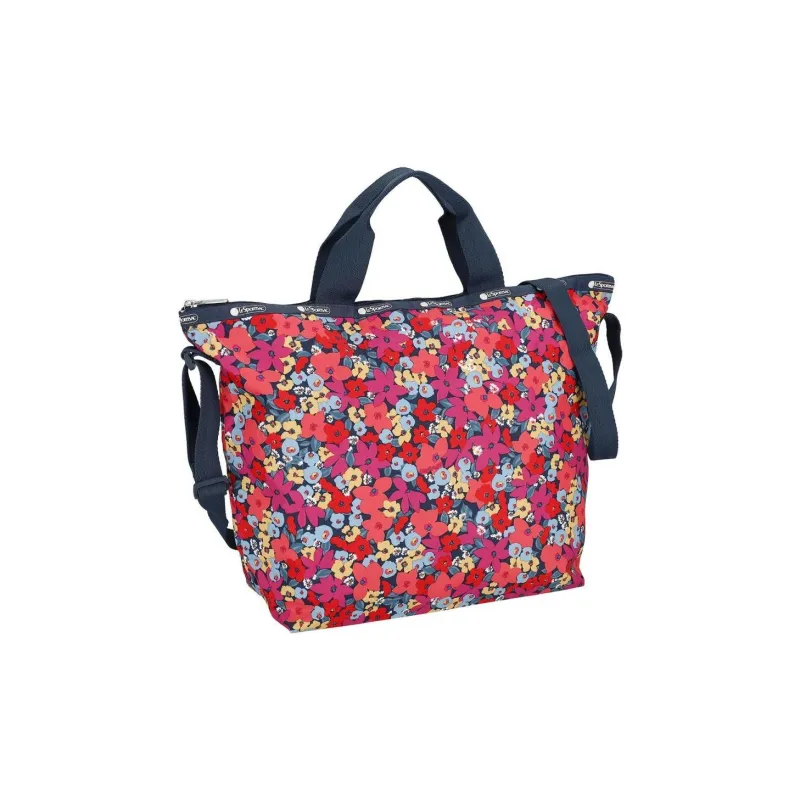 LeSportsac Polyester Tote Bag Shopping Bag Portable Crossbody Bag Shoulder Bag Women's Red & Multicolor-0