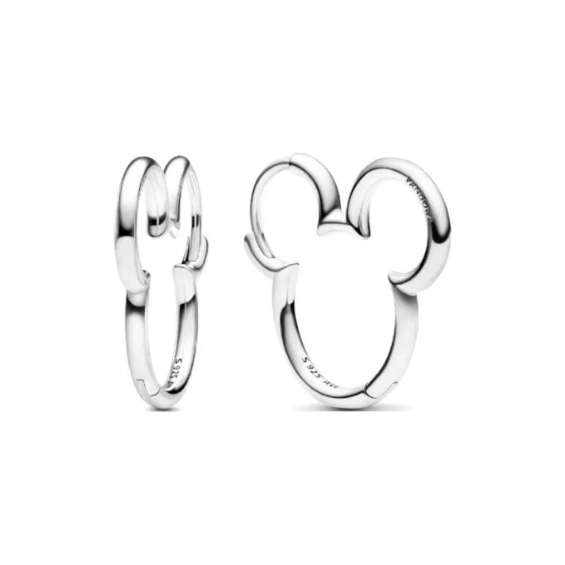 Pandora 925 Sterling Silver Earrings Women's Silver-1