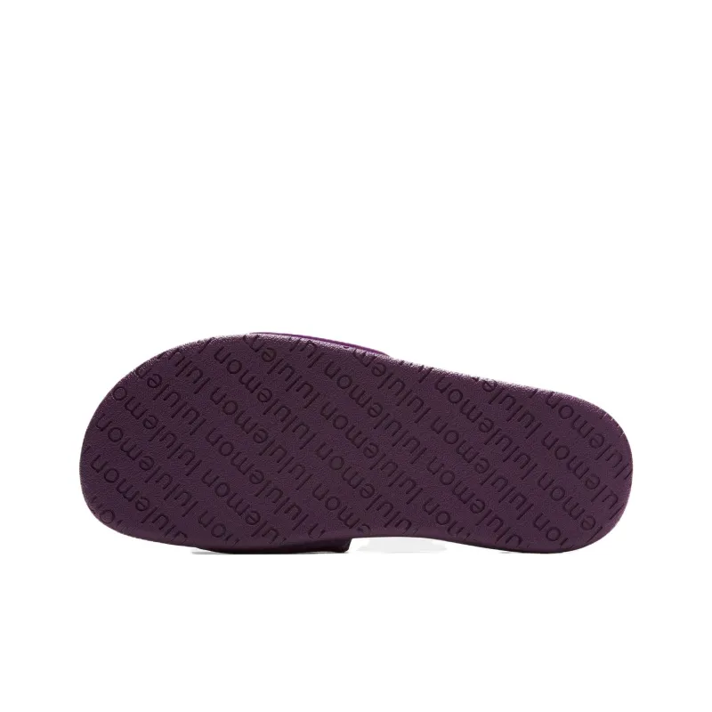Lululemon Restfeel Slide Slip Resistant Quick Dry Slide Slippers Women's Purple-3