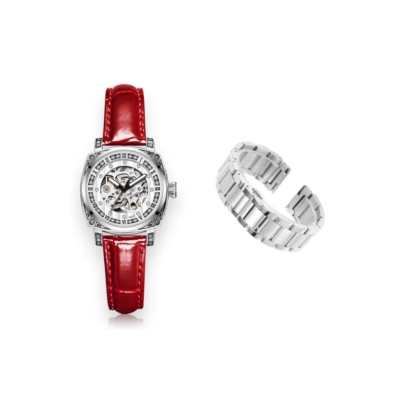 ORCO Automatic Mechanical Movement Watch Unisex White Dial-7