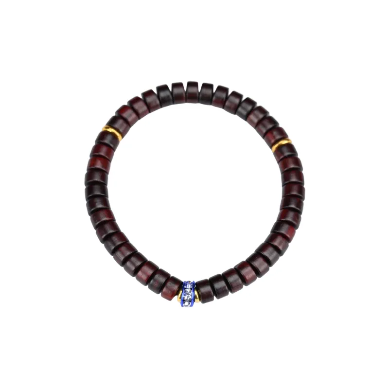 Magic Circle Pterocarpus Wooden Bracelets Unisex-0