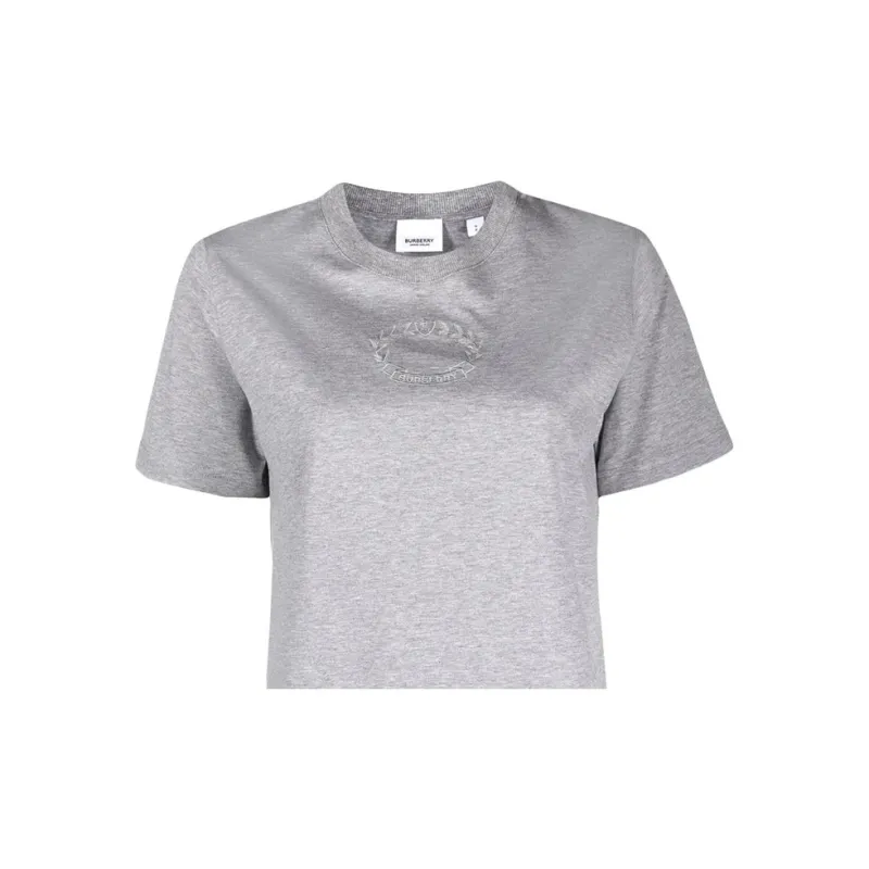 Burberry T Shirts Women's Gray-5
