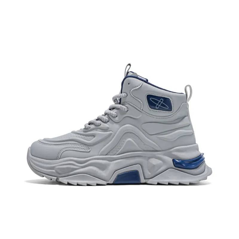 Grumpy Ram Slip Resistant Height Increasing Wear Resistant High Top Chunky Sneakers Men's-10