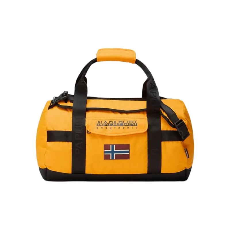 Napapijri Recycled Polyester Travel Bag Trumpets Unisex Orange-0
