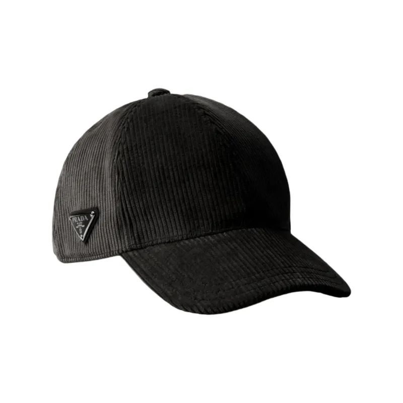 PRADA Corduroy Baseball Cap-0