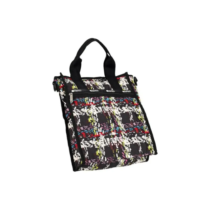 LeSportsac Polyester Shoulder Bag Crossbody Bag Handbag Small Size Women's Black & Multicolor-1