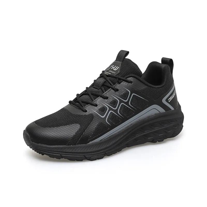 JSWEI Anti Slip Wear Resistant Low Top Trail Running Shoes Men's-4