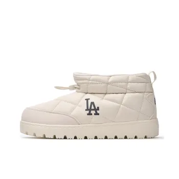 MLB LA DODGERS Ankle Boots Unisex Ecru