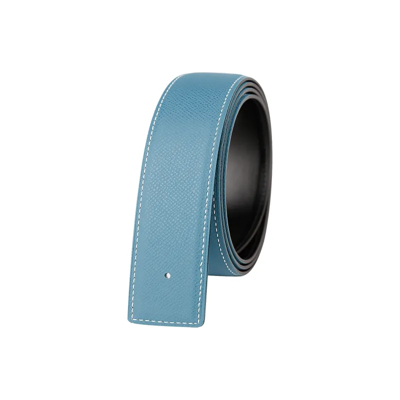CATELLES Top Grain Cow Leather Headless Belt Men's 3.8cm-25