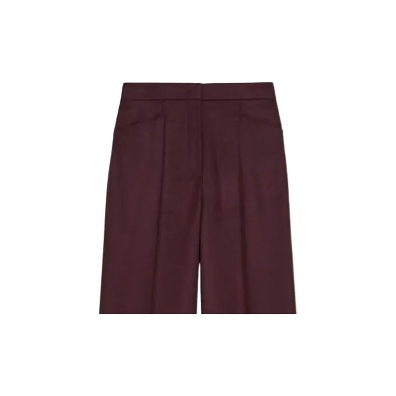 MaxMara Studio Casual Pants Women's Purple-3
