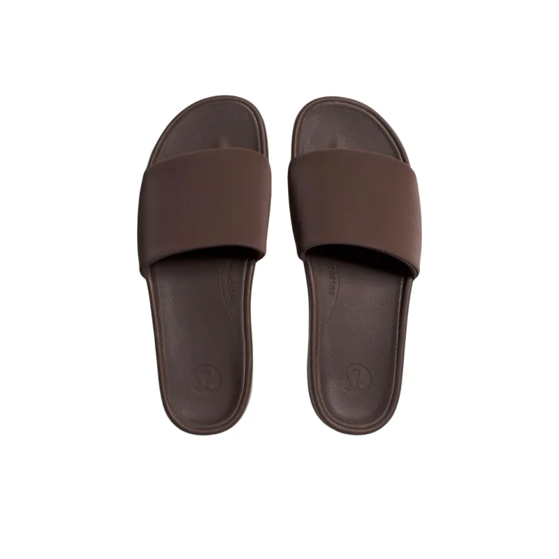 Lululemon Restfeel Slide Slip Resistant Slide Slippers Men's Brown-3