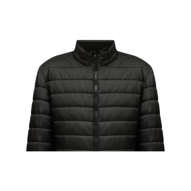 HUGO BOSS Logo Printed Zipped Padded Jacket-5