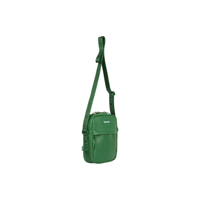 Supreme Cow Leather Crossbody Bag Shoulder Bag Regular Unisex Green-1