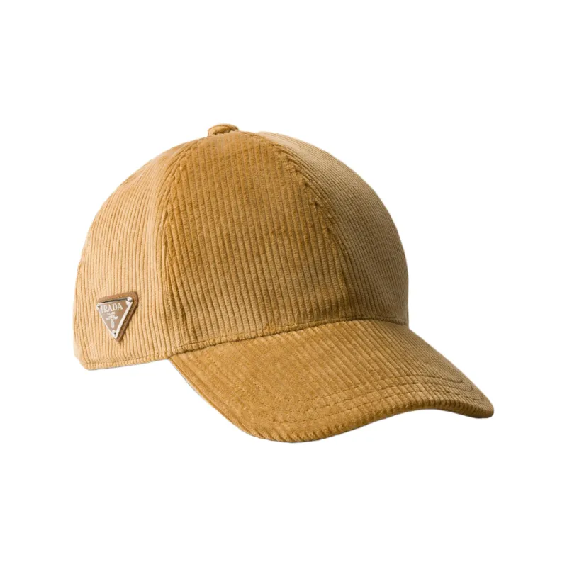 PRADA Corduroy Baseball Cap-1