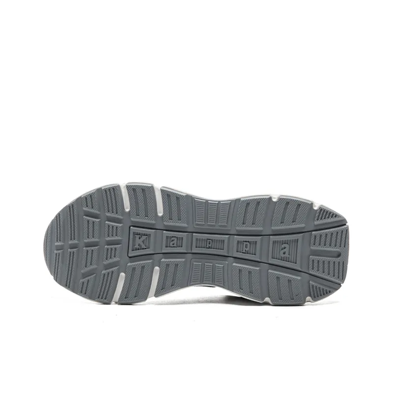 Kappa Hydrogen Track Cushioning, Abrasion Resistant, Breathable, Lightweight Low Top Casual Running Shoes Unisex Gray-5