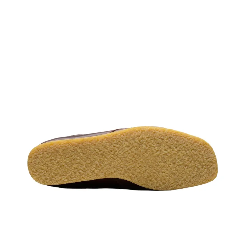 Clarks Wallabee Casual Shoes Men's Deep Red-5