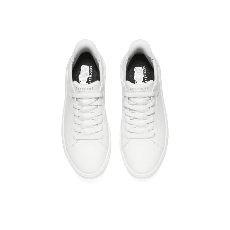 Skechers Street Tres Air Uno Cushioning, Wear Resistant Low Top Skateboard Shoes Men's White-3