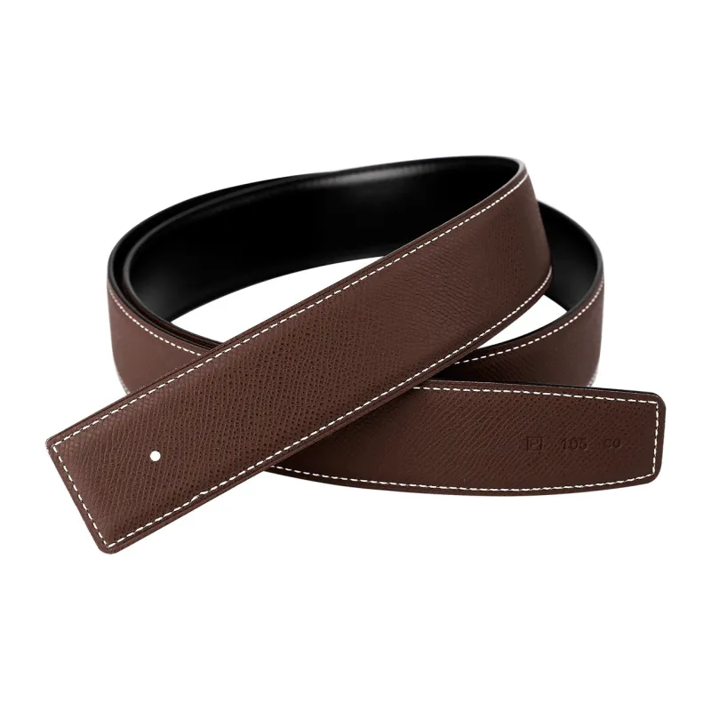 CATELLES Top Grain Cow Leather Headless Belt Men's 3.8cm-8