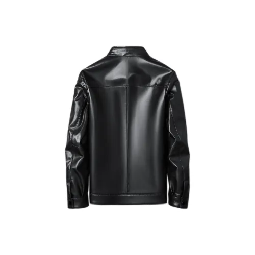 KAISER Leather Jacket Men's Black
