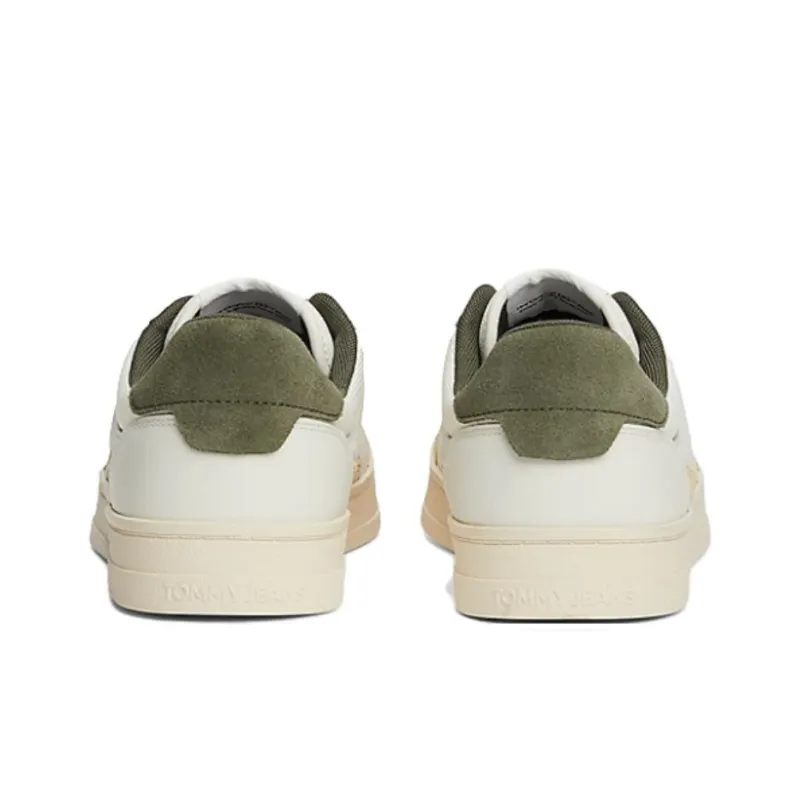 Tommy Hilfiger Trainers Low Top Skateboard Shoes Men's Ivory-3