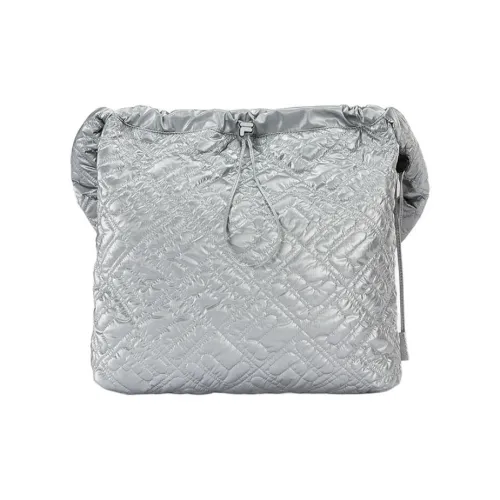 FILA FUSION FILA FUSION CLASSICS Nylon Handbag Shoulder Bag Crossbody Bag Mini Women's Bright Silver