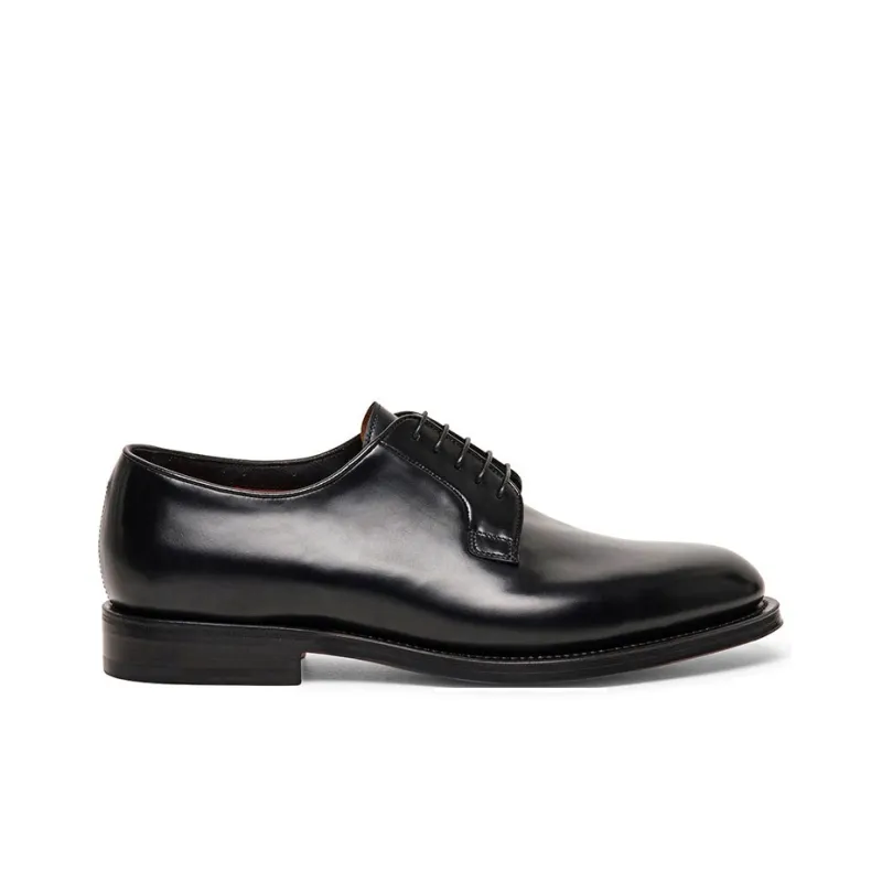 Santoni Round Toe Derby Shoes-1