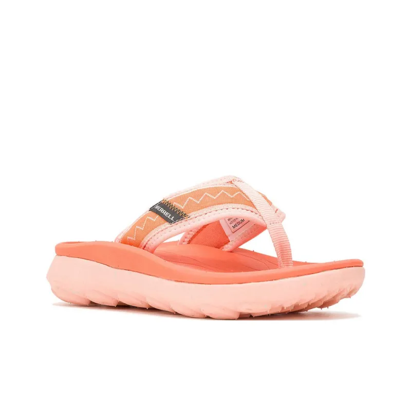MERRELL Hut Ultra Slip-Resistant Flip Flops Women's Orange-2