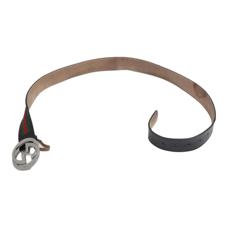 GUCCI Interlocking G Belt Monogram Web-4