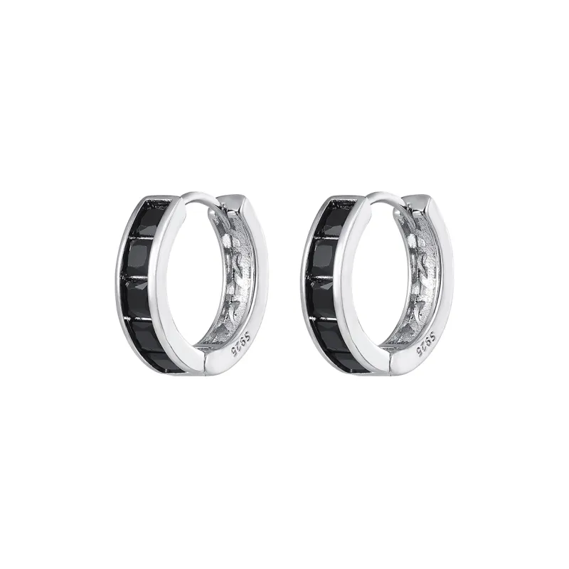 MISS XIA JWY S925 Silver Stud Earrings Unisex-0