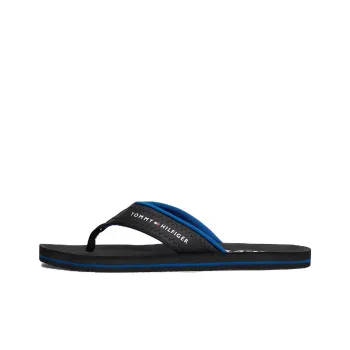 Tommy Hilfiger EVA Abrasion Resistant Flip Flops Men's Black