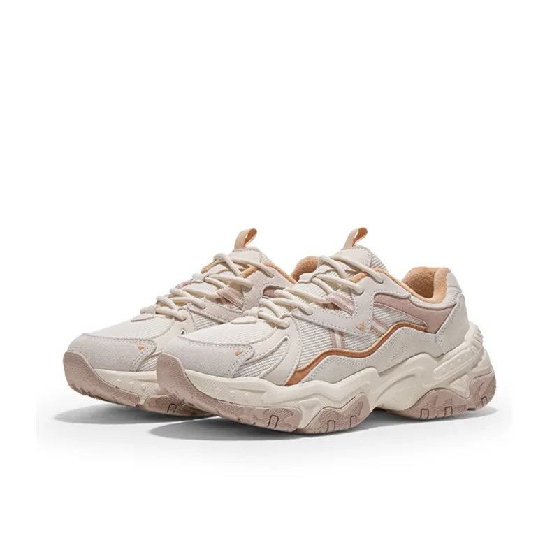 CAMEL Slip-Resistant Height Increasing Warm Low-Top Chunky Sneakers Women's-4