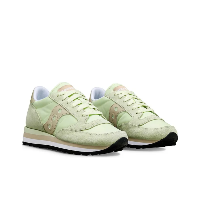 Saucony Jazz Triple Anti Slip Wear Resistant Low Top Casual Shoes Women's Green-2